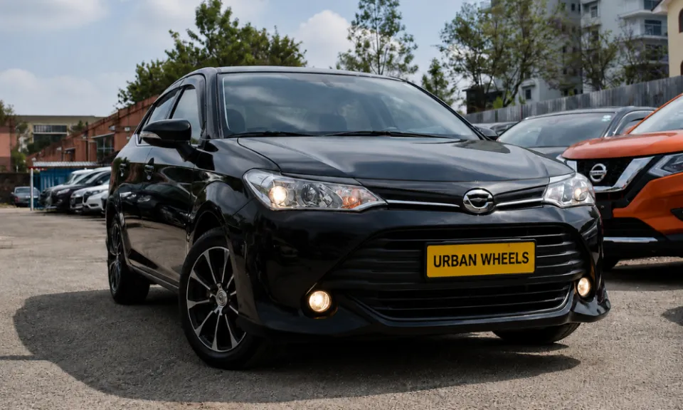 Toyota Axio sedan available to rent in Nairobi